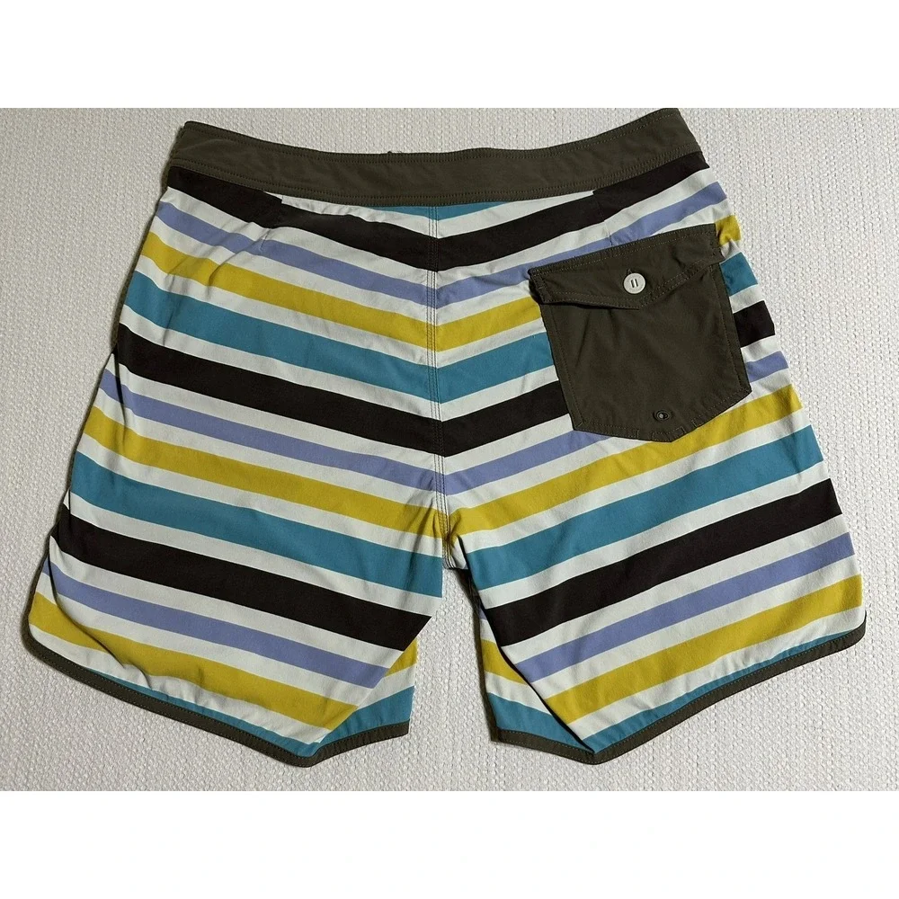 Patagonia Scallop Hem Stretch Wavefarer Boardshorts Size 36